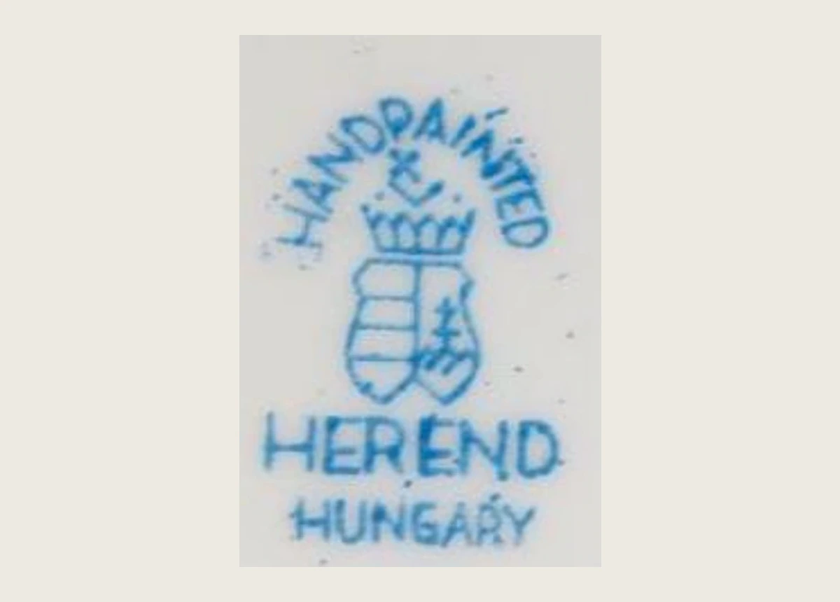 Клеймо Herend: HANDPAINTED HEREND HUNGARY