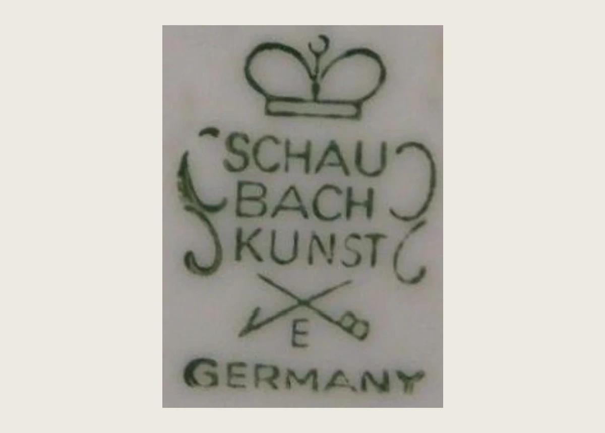 Клеймо Wallendorf: Schaubach Kunst Germany
